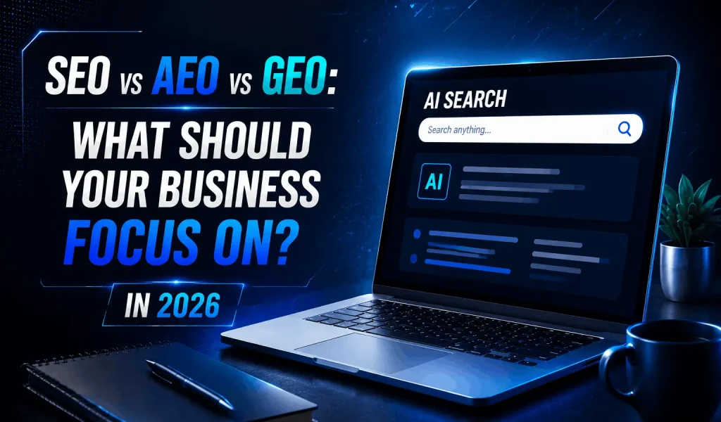 SEO vs AEO vs GEO: What Should Your Business Focus On?